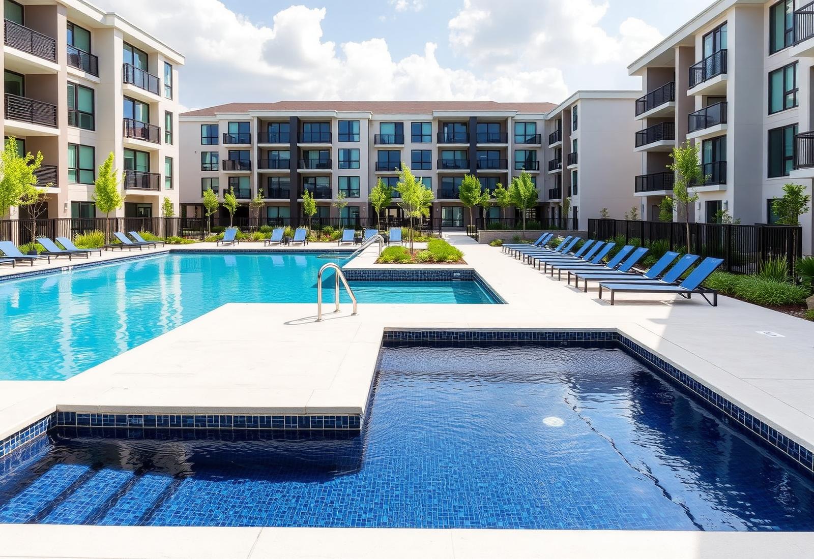 Resort-style pool amenity