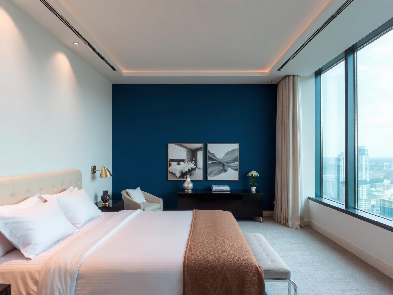 Master bedroom interior